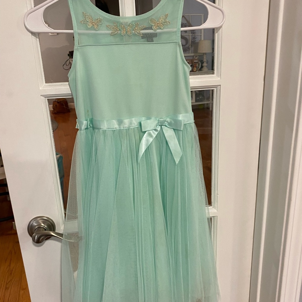 Elegant Mint Green Kids Dress Good For Easter by Lilt Size 6X